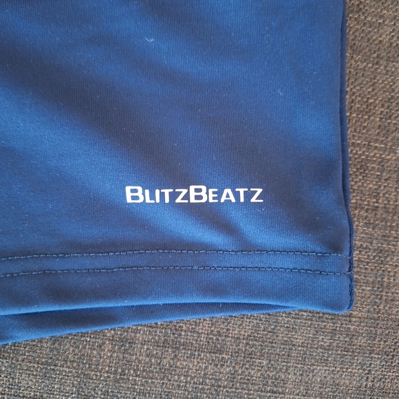 BlitzBeatz Mid-Length Navy Blue Shorts - Picture 4 of 10